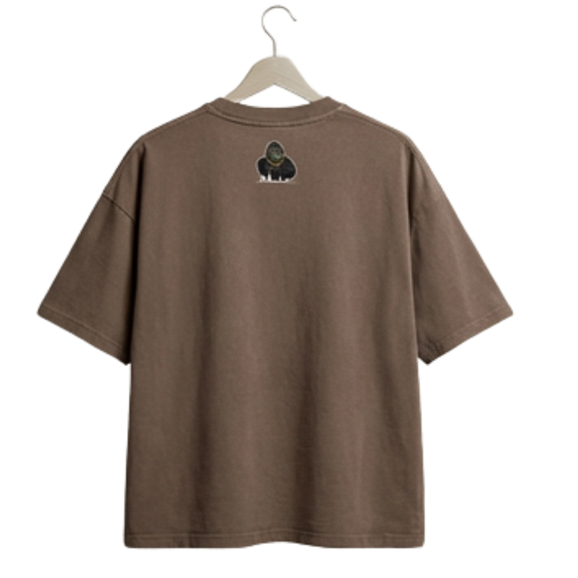 BROWN TEE back